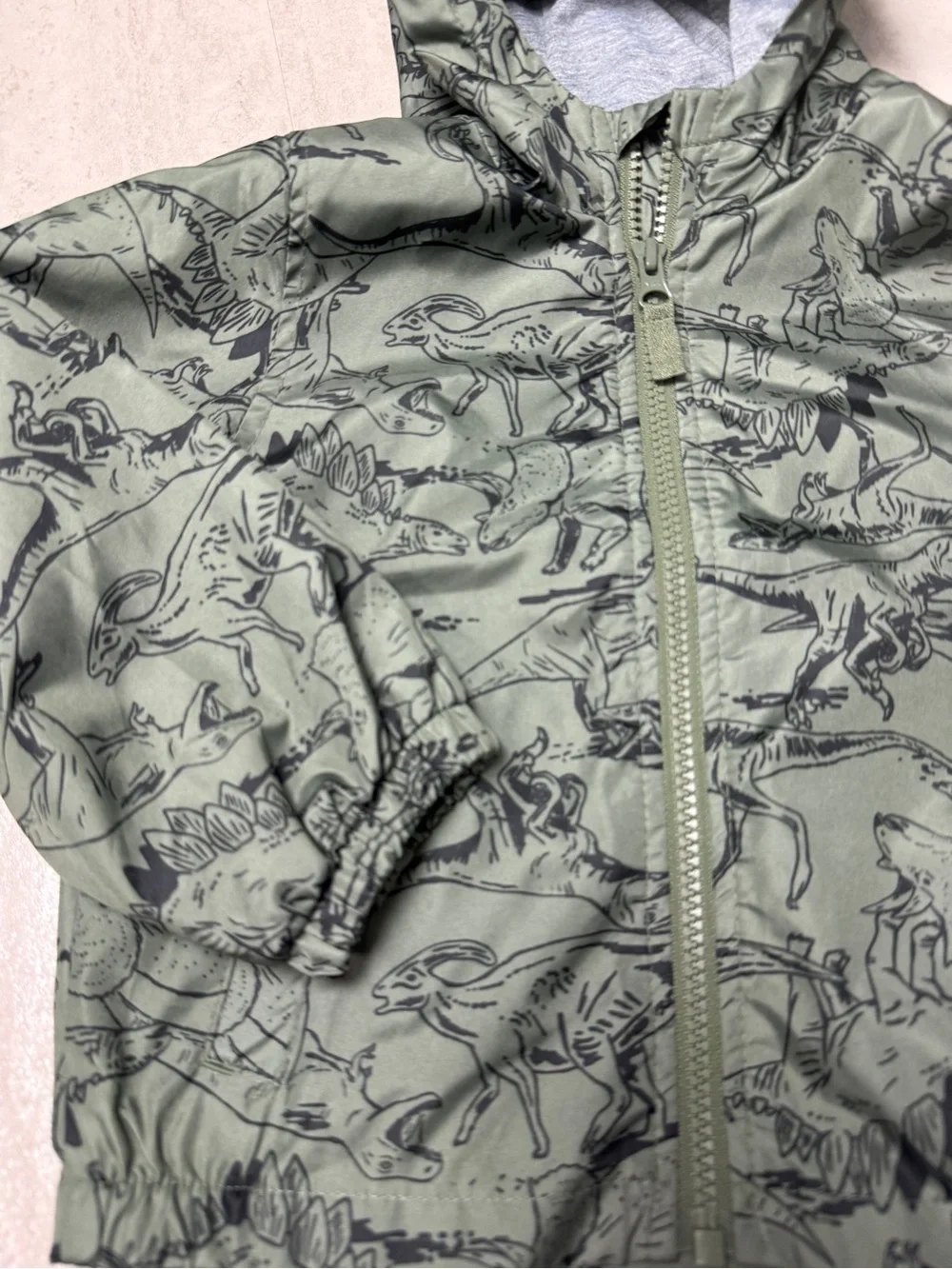 Carter's Dinosaur windbreaker hooded Jacket